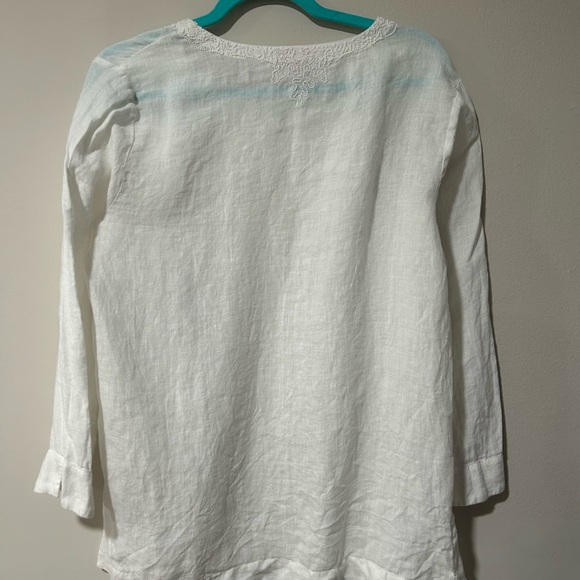 Lilly Pulitzer Amelia Island Beaded Linen Tunic - Picture 5 of 6